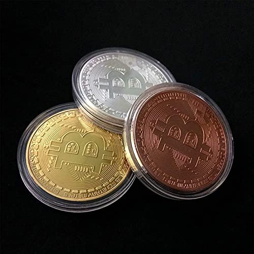 Crypto metal coin set