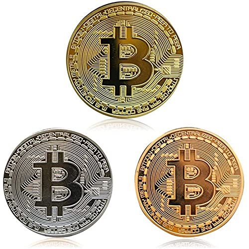 Crypto metal coin set